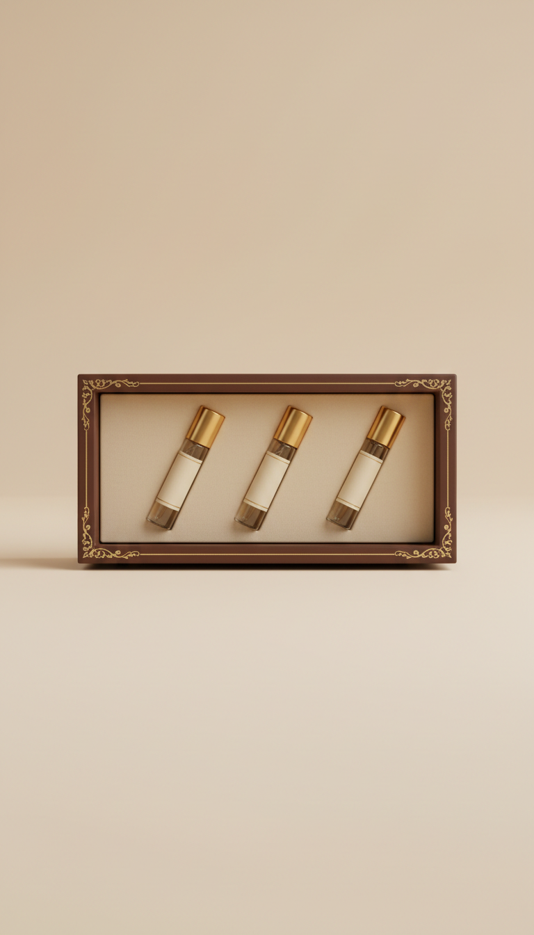 Monthly Subscription Box with Three Luxury Vials